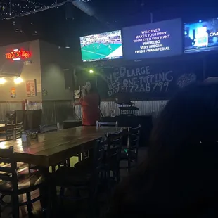 A friend singing Creep.