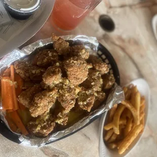 Garlic parm wings