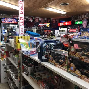 the inside of a grocery store