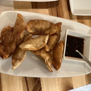 Potstickers, not on the menu