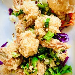 Appetizer salt shrimp