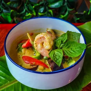 Green Curry Shrimp