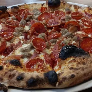 pizza, food