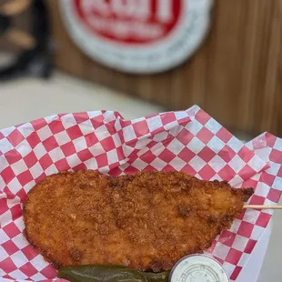 Chicken on a stick