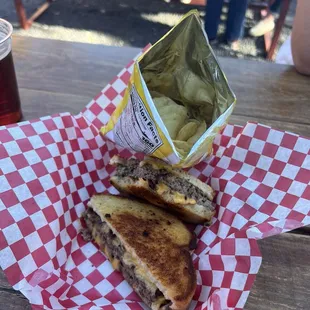 Beef and cheddar melt