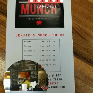 Baby Benjie Burger with Hand-Cut Chips