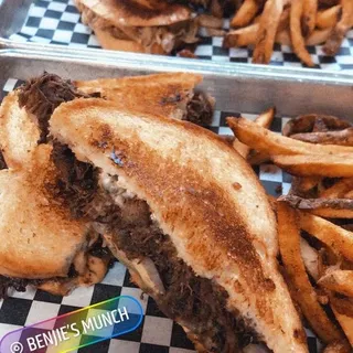 Barbacoa Grilled Cheese Sandwich