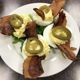Jalapeno-Bacon Deviled Eggs