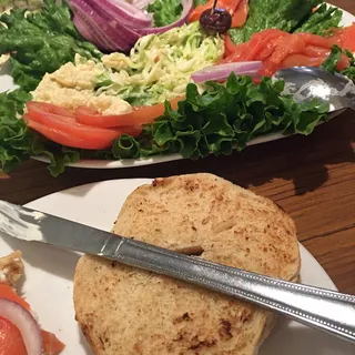 Lox and Cream Cheese on a Bagel