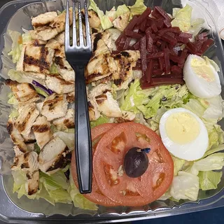 Marinated Char Broiled Chicken Salad Bowl