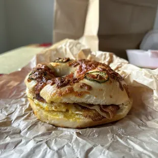 Cheddar Bagel