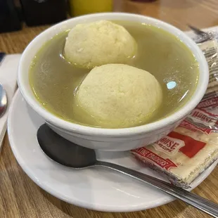 Bowl of matzo ball