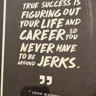 Art in the restaurant!