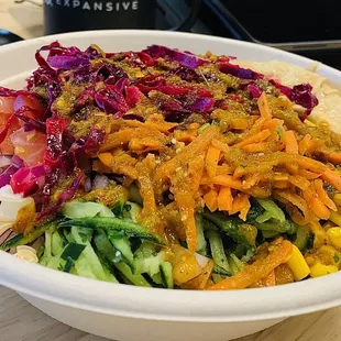 Chicken shawarma bowl