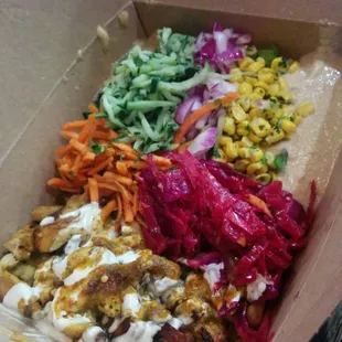 loaded with veggie! healty, tasty and comes in huge portions