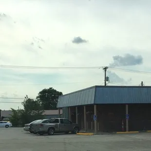 cars parked in a parking lot