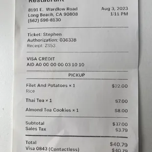 Receipt