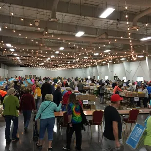 Opening Day at Book Sale