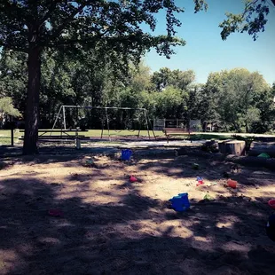 Swings and field