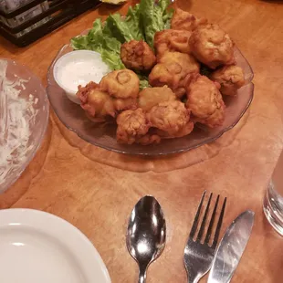 Fried mushrooms