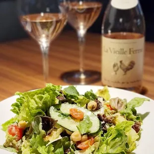 House salad and vinaigrette please