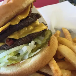 Double bacon cheeseburger