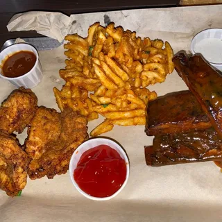 FRIED CHICKEN & RIBS