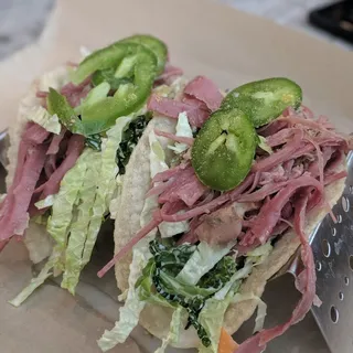 Corned Beef Tacos gff