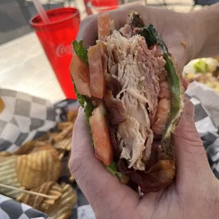 The Clubilcal.  The best club in the area.  I got it with Rye bread.  So much meat!