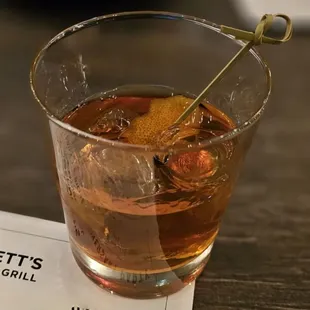 Pecan Old Fashioned