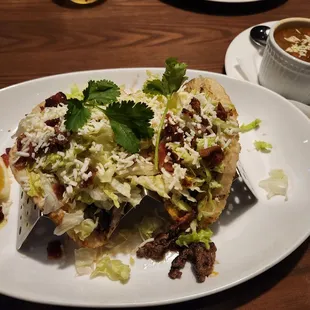 Beef and Bacon Taco Salad Bowl