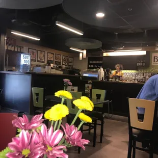 Nice cafe in same building as YMCA