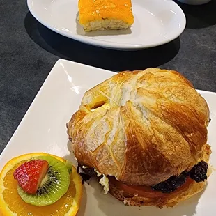 Seriously this croissant dish was worth the drive from Castle Rock