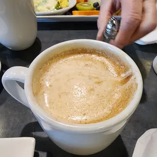 Nothing like a warm latte on a cold day