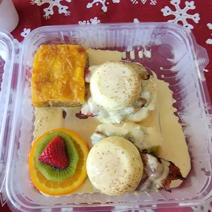 Green chile Benedict!