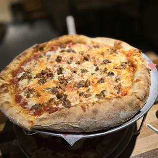 Meatballs and Italian Sausage Pie