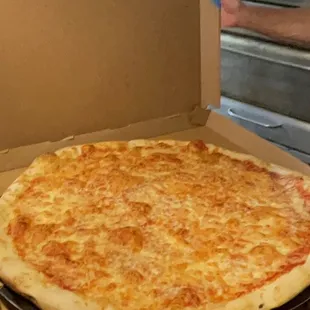 a pizza in a box