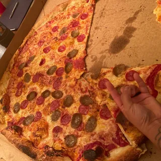 28" Whole Sausage & Pepperoni Pizza