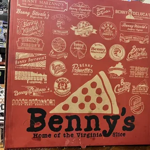 a pizza sign