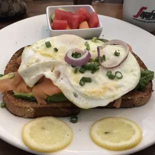 Smoke Salmon Avocado Toast