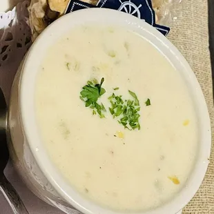 New England Clam Chowder Soup