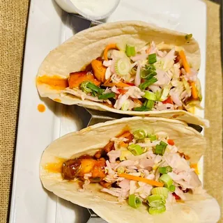 BBQ Salmon Tacos