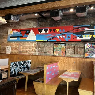 Interior design and indoor seating