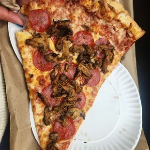 Garlic Mushroom with requested pepperoni