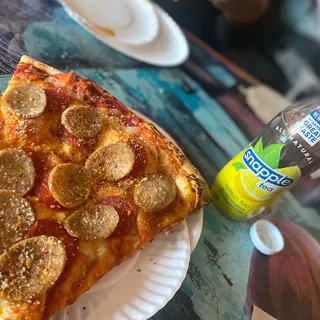 Sausage and Pepperoni Slice