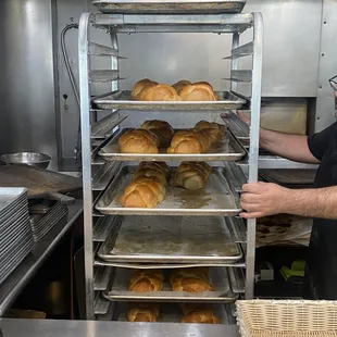 Hot and fresh. Challah &amp; Bagels