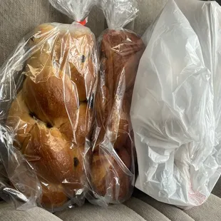 These are so fresh!!! Sad, I squished the hot one in the bag. Oh well. Smells amazing