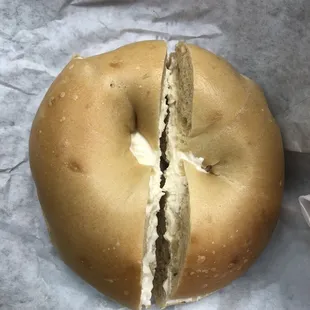 Plain Cream Cheese Sandwich
