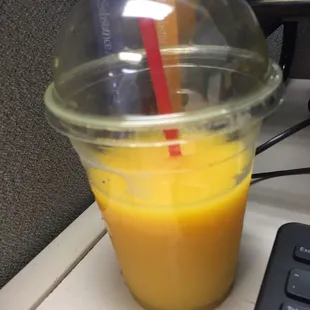 Fresh squeezed orange juice was only $1.88 but it tastes like it's half store bought and half fresh