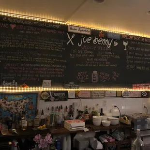 Bar area